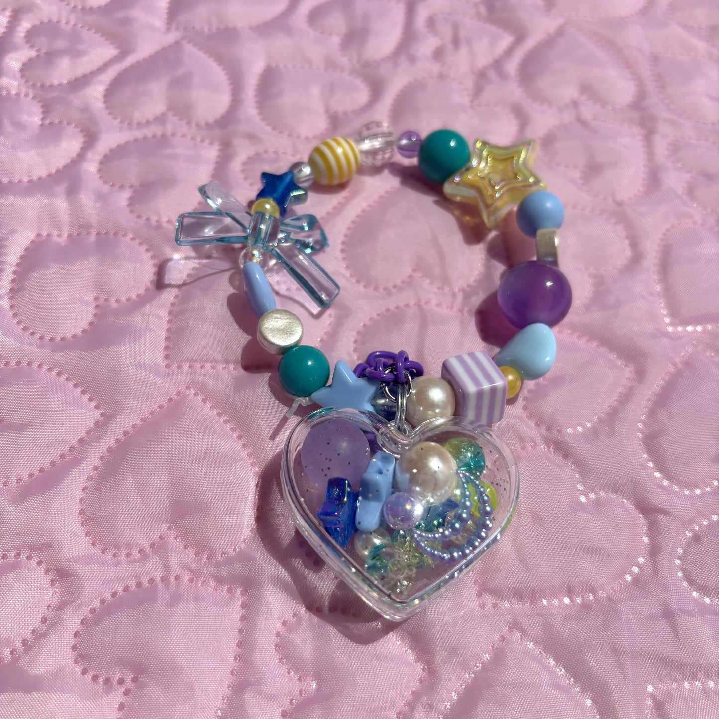 Shaka Shaka Heart Capsule Bracelet // HANDMADE