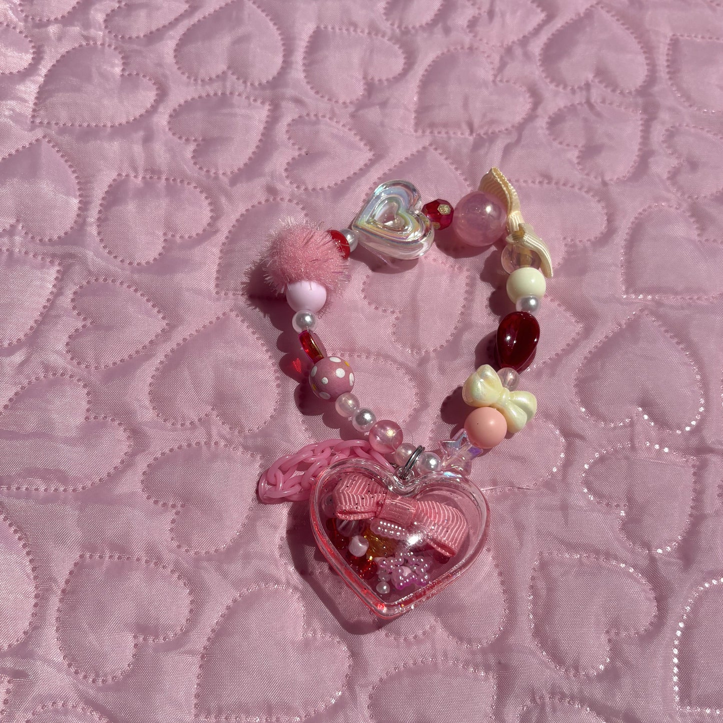 Shaka Shaka Heart Capsule Bracelet // HANDMADE
