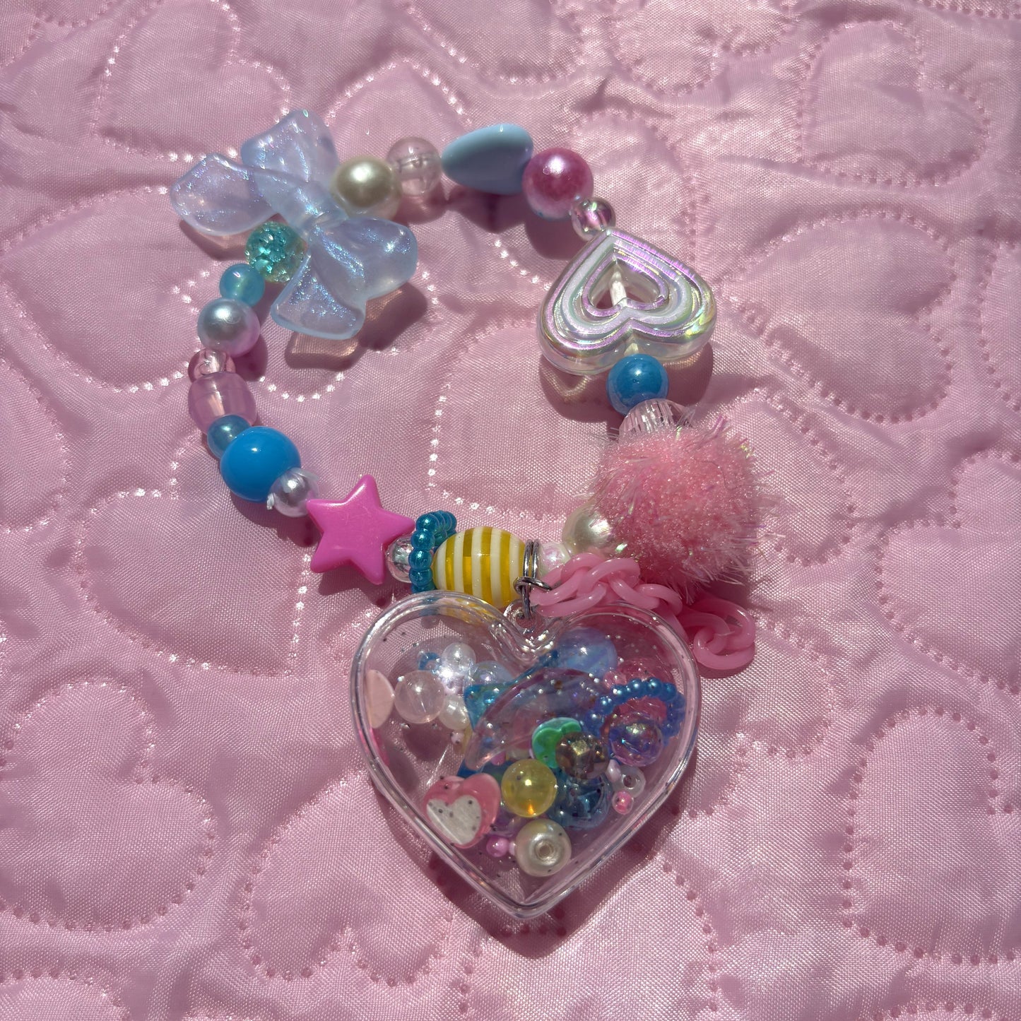 Shaka Shaka Heart Capsule Bracelet // HANDMADE