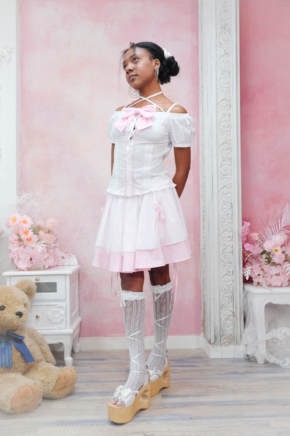 Sparkling Ribbon Set (White) (PREORDER)