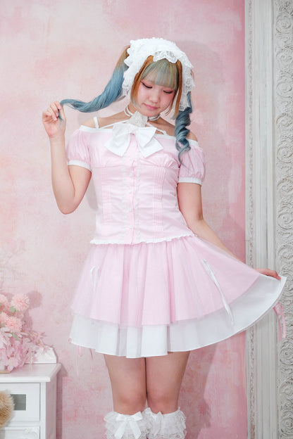 TOP ONLY// Sparkling Ribbon Top (PREORDER)