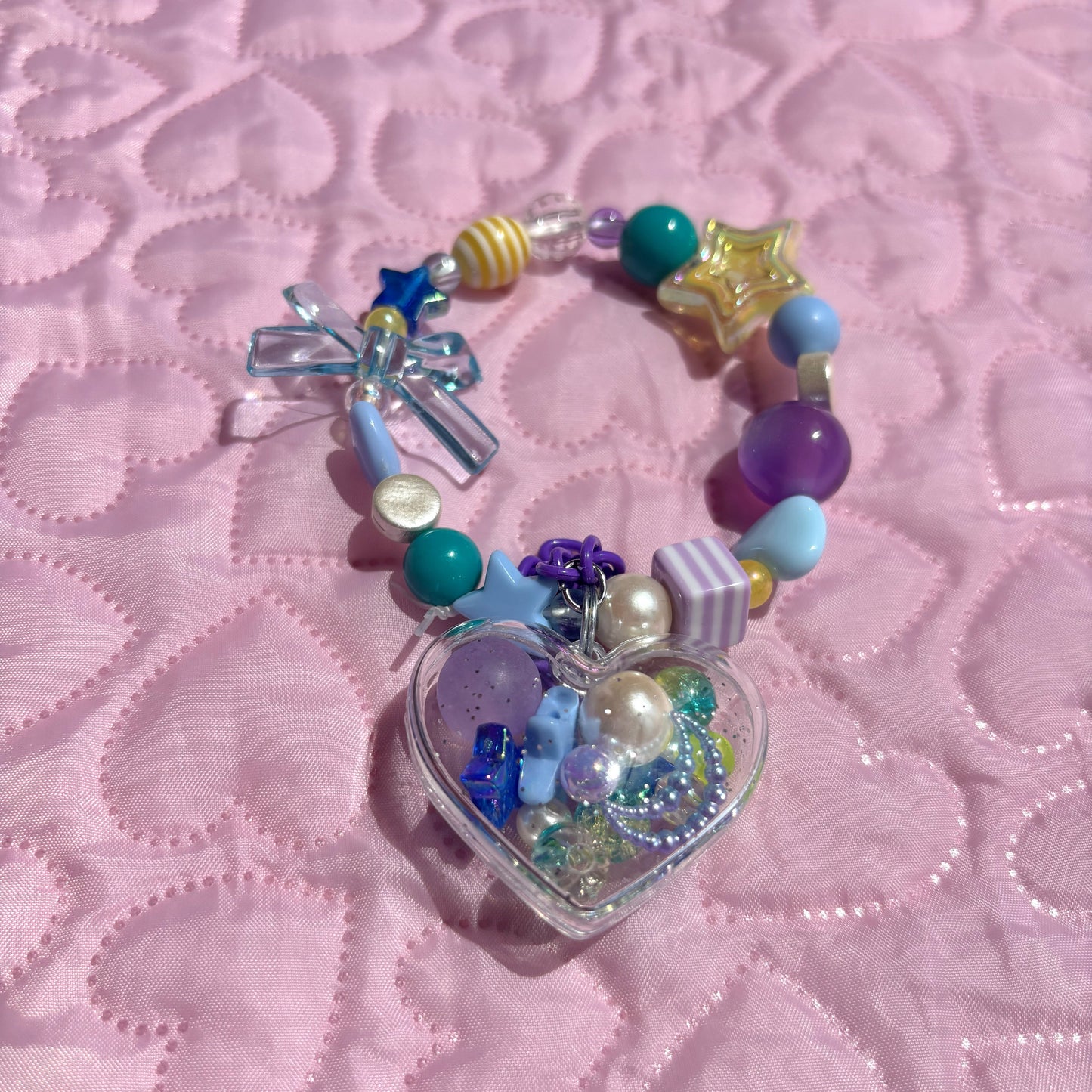 Shaka Shaka Heart Capsule Bracelet // HANDMADE
