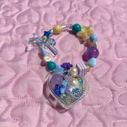 Shaka Shaka Heart Capsule Bracelet // HANDMADE
