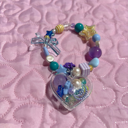 Shaka Shaka Heart Capsule Bracelet // HANDMADE