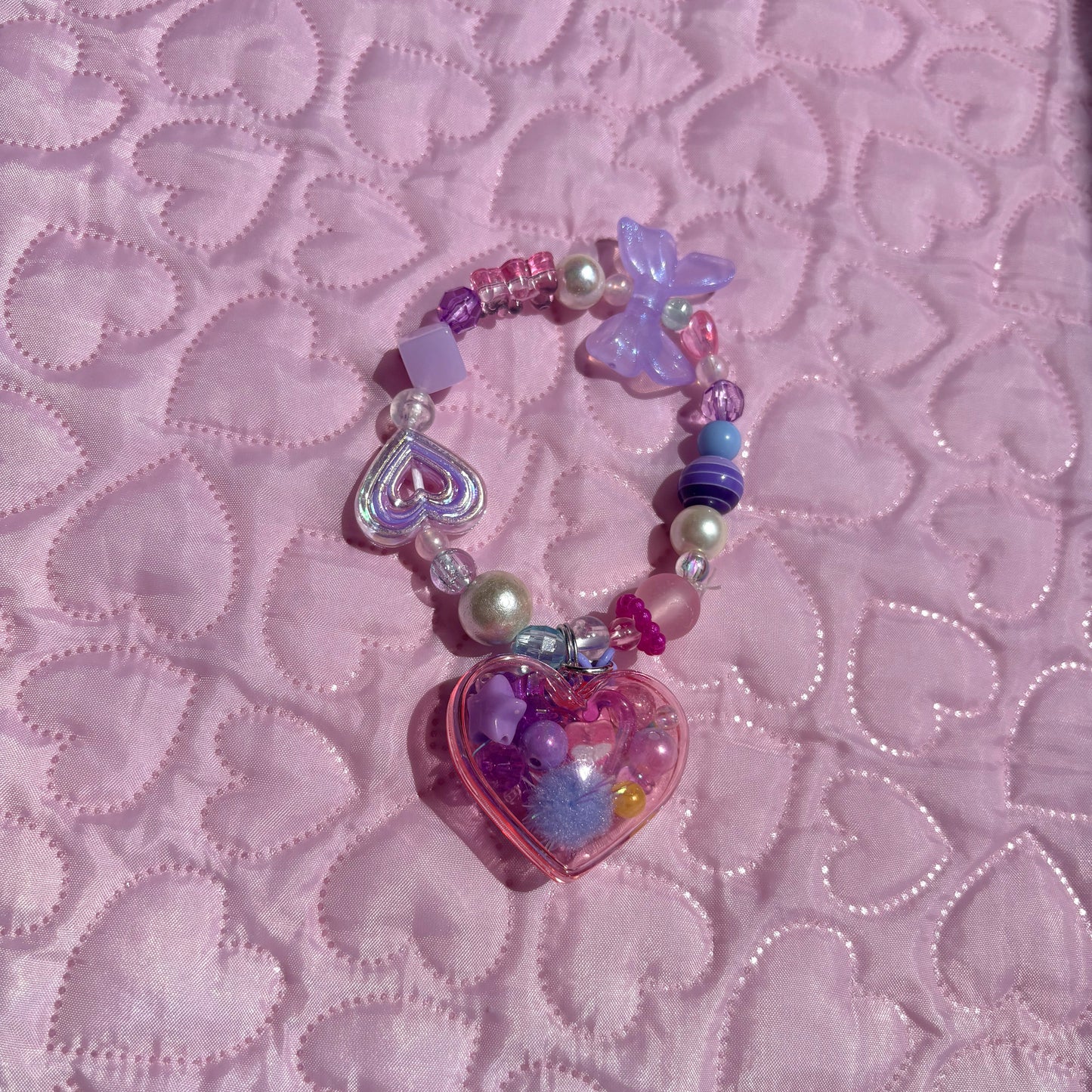 Shaka Shaka Heart Capsule Bracelet // HANDMADE