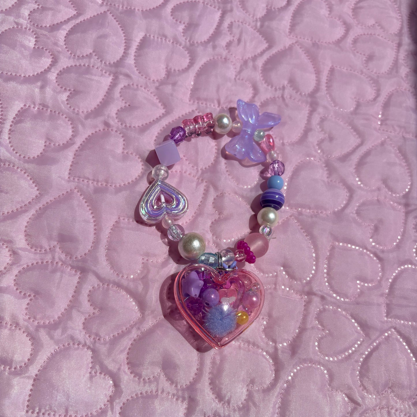 Shaka Shaka Heart Capsule Bracelet // HANDMADE
