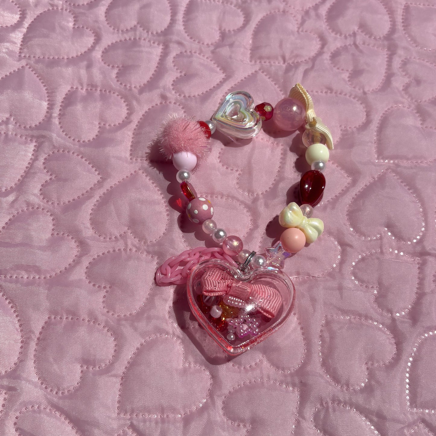 Shaka Shaka Heart Capsule Bracelet // HANDMADE