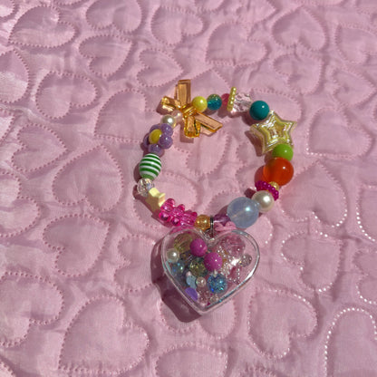 Shaka Shaka Heart Capsule Bracelet // HANDMADE