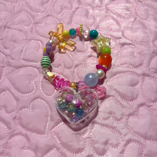 Shaka Shaka Heart Capsule Bracelet // HANDMADE