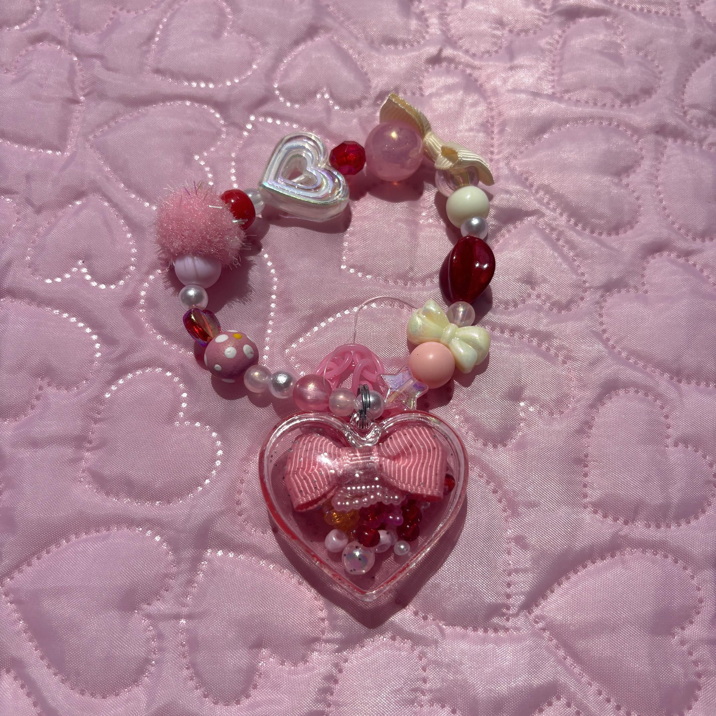Shaka Shaka Heart Capsule Bracelet // HANDMADE