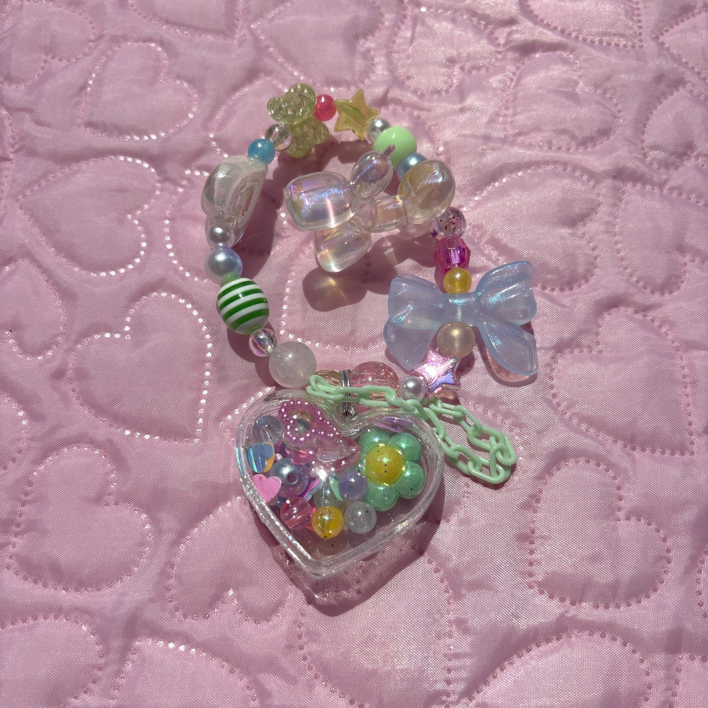 Shaka Shaka Heart Capsule Bracelet // HANDMADE