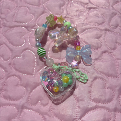 Shaka Shaka Heart Capsule Bracelet // HANDMADE