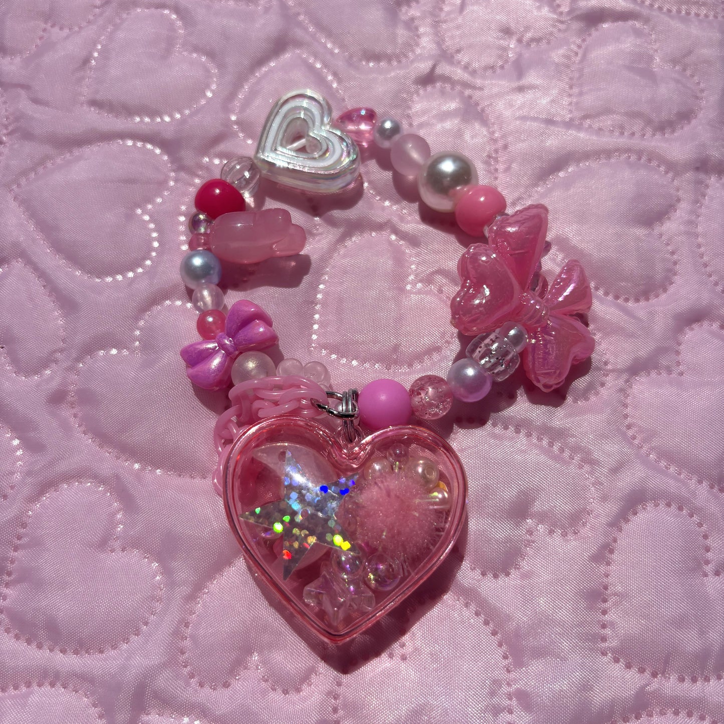 Shaka Shaka Heart Capsule Bracelet // HANDMADE
