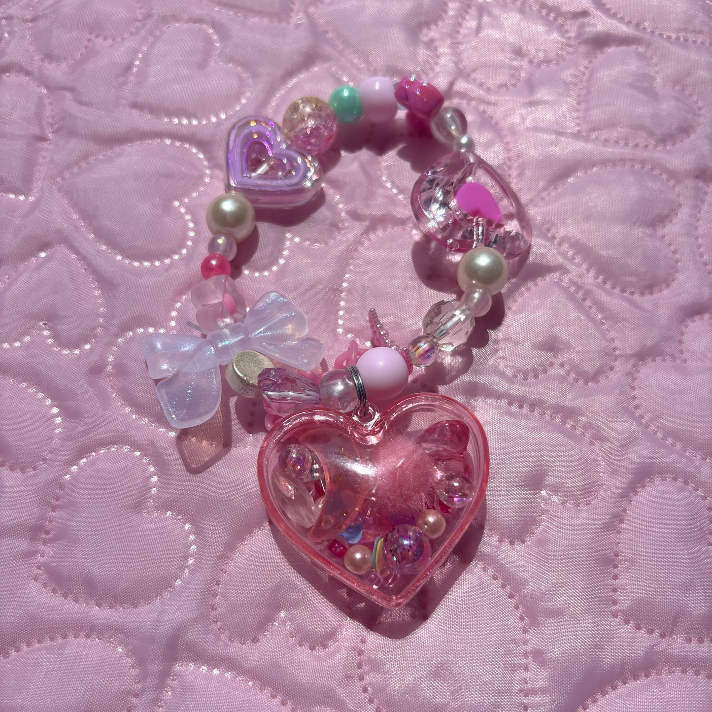 Shaka Shaka Heart Capsule Bracelet // HANDMADE
