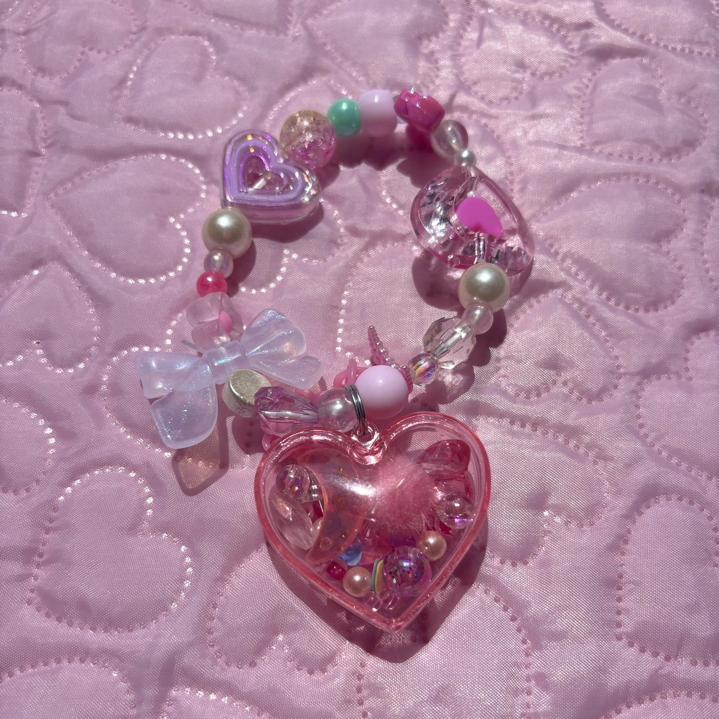 Shaka Shaka Heart Capsule Bracelet // HANDMADE