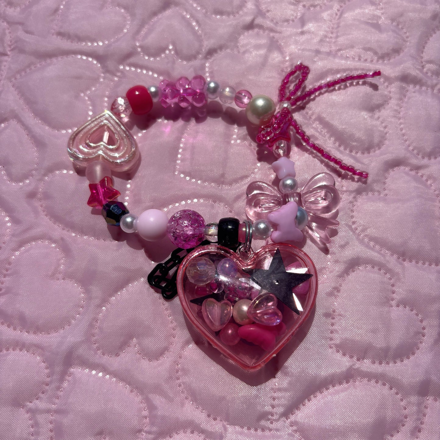 Shaka Shaka Heart Capsule Bracelet // HANDMADE